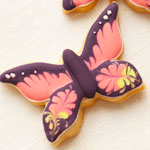 Сахарное печенье в виде бабочки. Код: ПС-001
