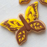 Сахарное печенье в виде бабочки. Код: ПС-002