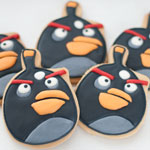 Сахарное печенье - птички Angry Birds. Код: ПС-029
