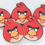 Сахарное печенье - птички Angry Birds. Код: ПС-031