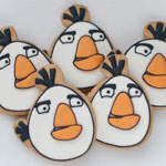 Сахарное печенье - птички Angry Birds. Код: ПС-032
