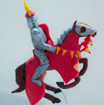Сахарная фигурка Рыцарь на коне. Код: ФС-017